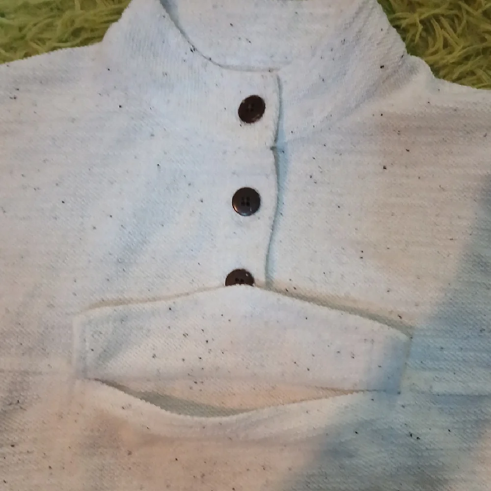 Art Class White Button Down Pullover‎ Size 2T